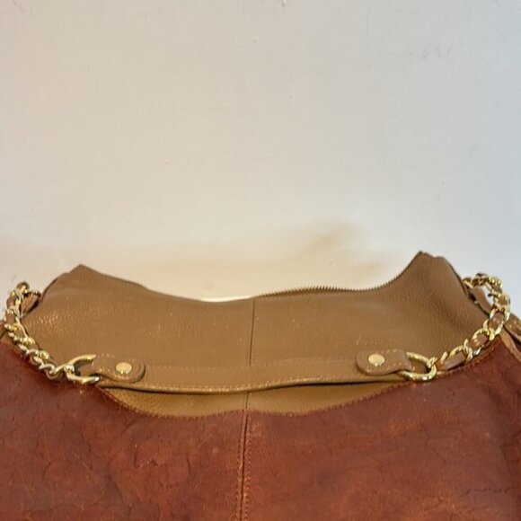 Bodhi Gaansevort Chain Hobo Brown Leather Bag - Picture 12 of 13